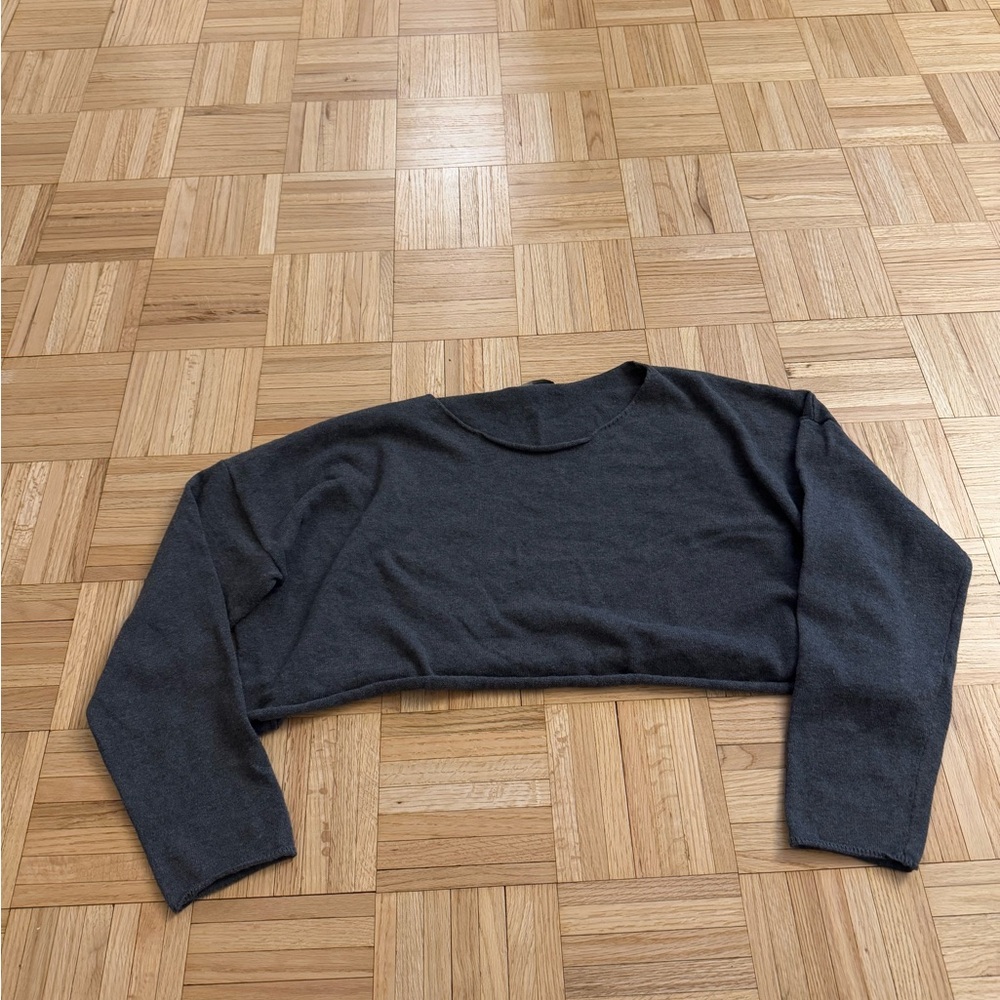 Brandy Melville cropped off the shoulder top, never worn